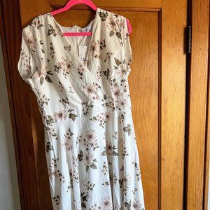 Jasambac floral wrap dress
